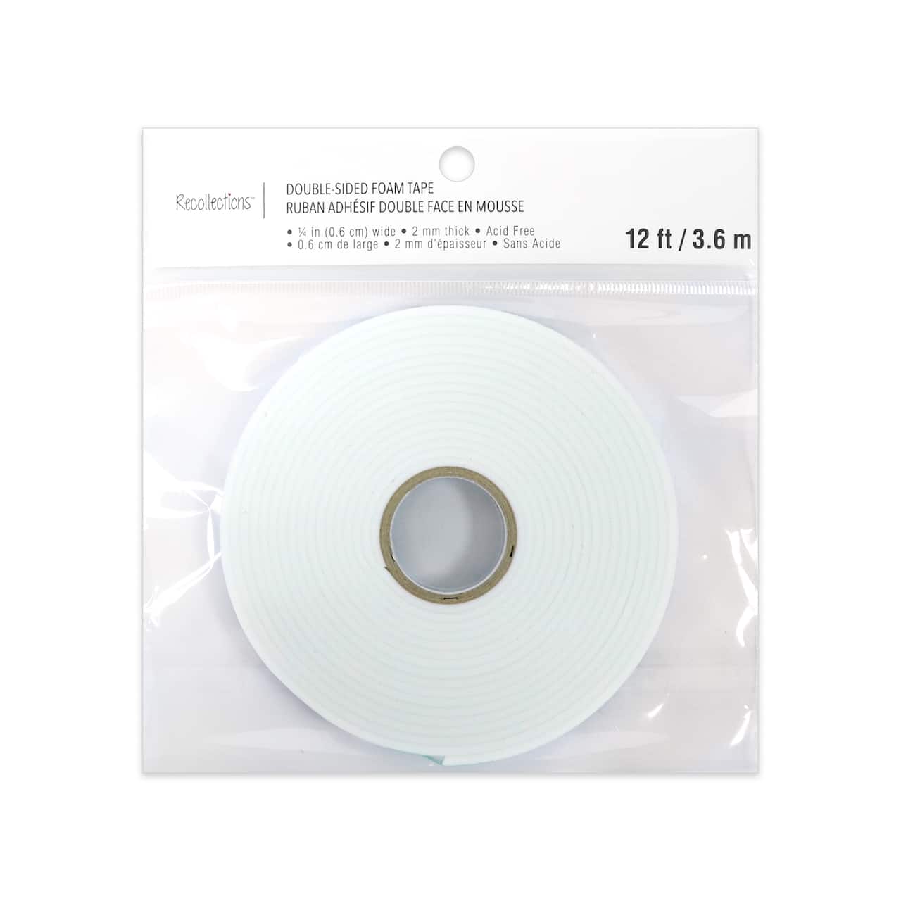 12 Pack: 1/4&#x22; Double-Sided Foam Tape by Recollections&#x2122;